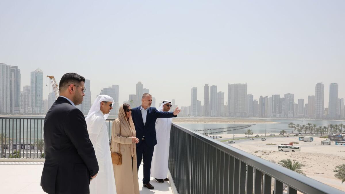 Look: Bodour Al Qasimi Inspects Progress Of New Waterfront Destination ...