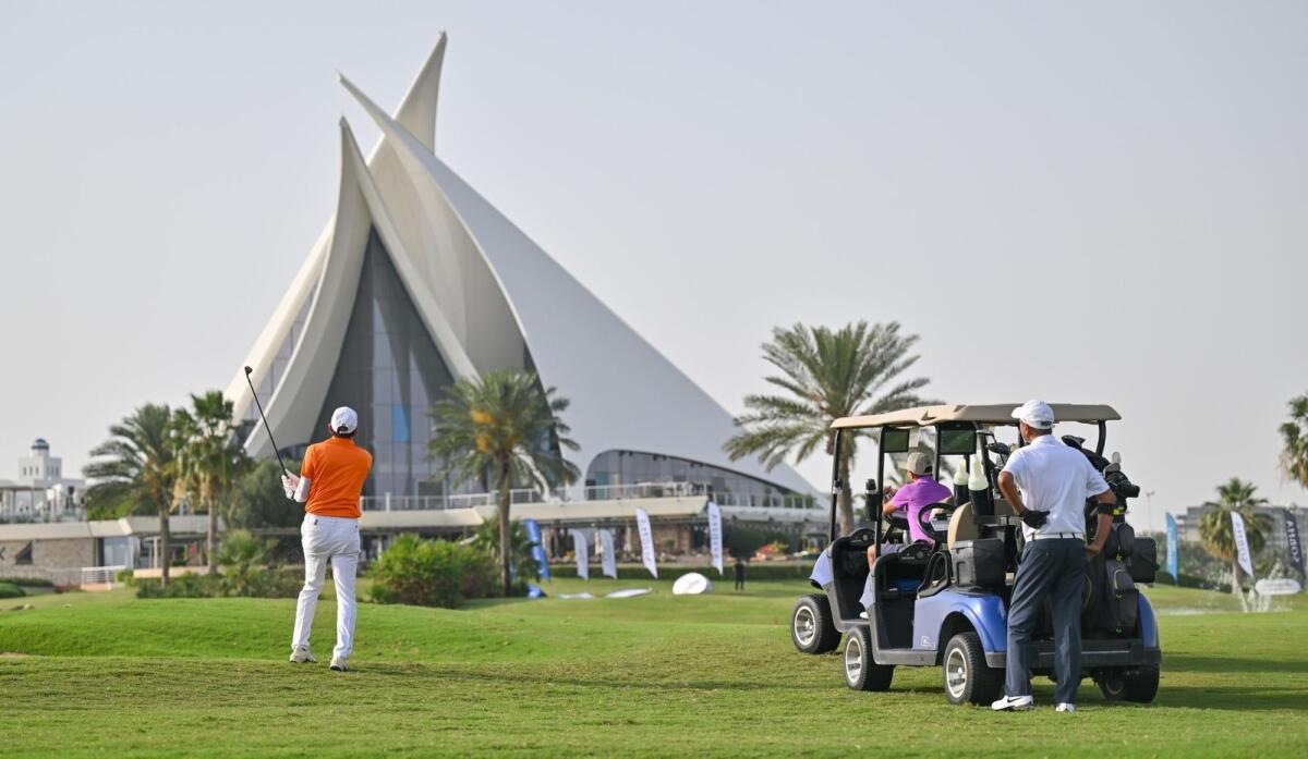 The Ultimate Team Golf Challenge was played at the Dubai Creek Golf &amp; Yacht Club. - Photo by M.Sajjad/ Khaleej Times