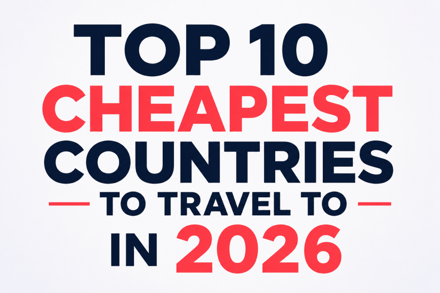 Top 10 Cheapest Countries to Travel to in 2026